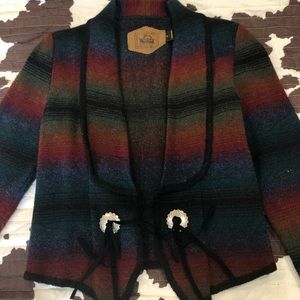Vintage Serape Woolrich Western Blazer